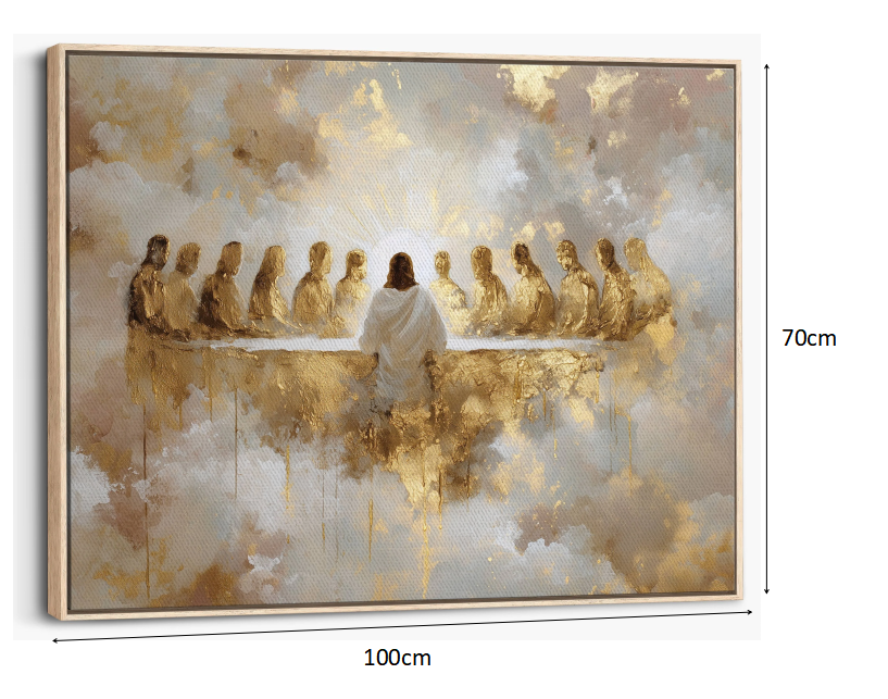 Mountain Cross Faith Canvas Wall Art