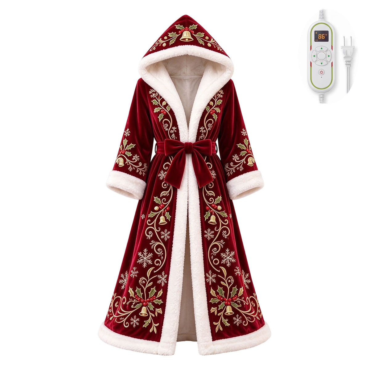 🎄🎄❄️❄️Heated Christmas Hooded Blanket Robe