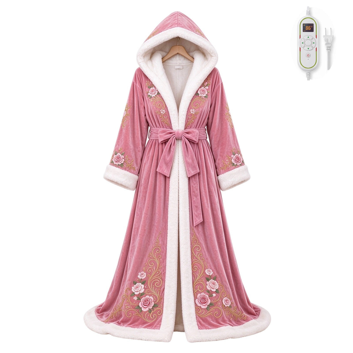 🎄🎄❄️❄️Heated Christmas Hooded Blanket Robe