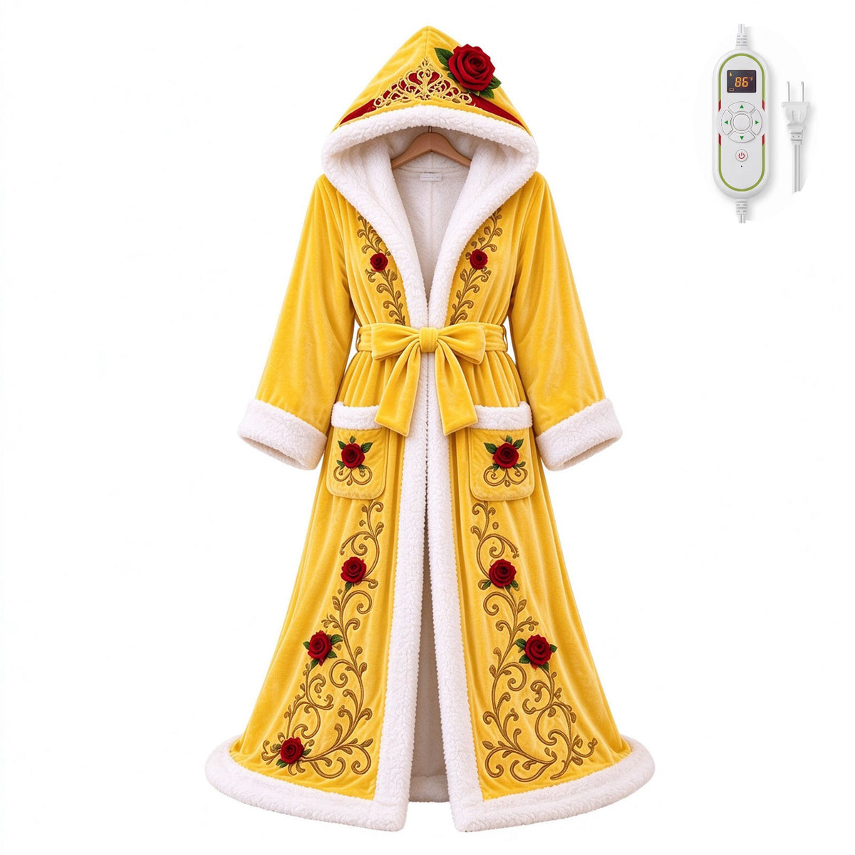 🎄🎄❄️❄️Heated Christmas Hooded Blanket Robe