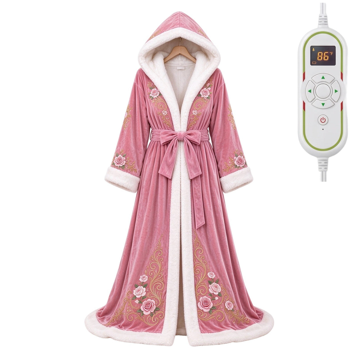 🎄🎄❄️❄️Heated Christmas Hooded Blanket Robe