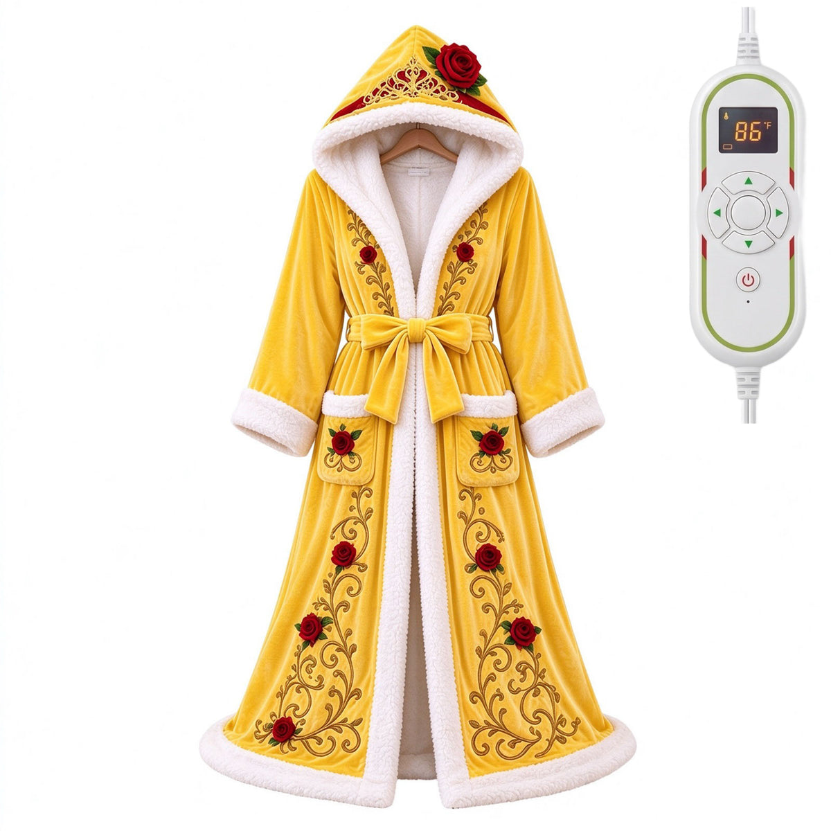 🎄🎄❄️❄️Heated Christmas Hooded Blanket Robe