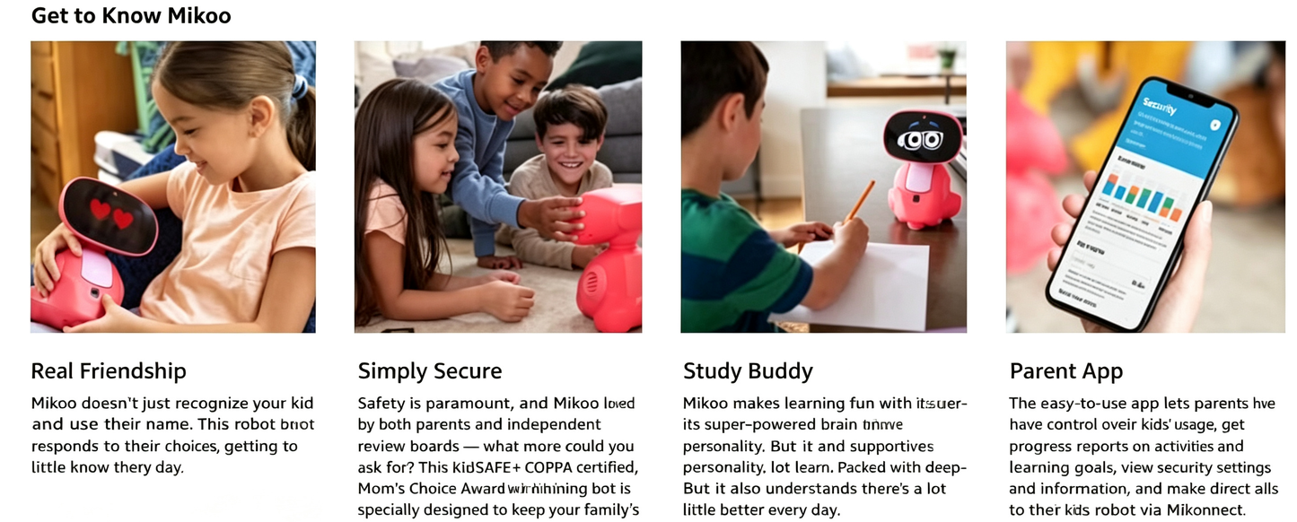 Mikoo 5 Kids AI Educational Robot