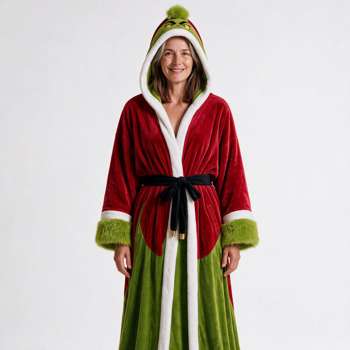 🎄🎄❄️❄️Heated Christmas Hooded Blanket Robe
