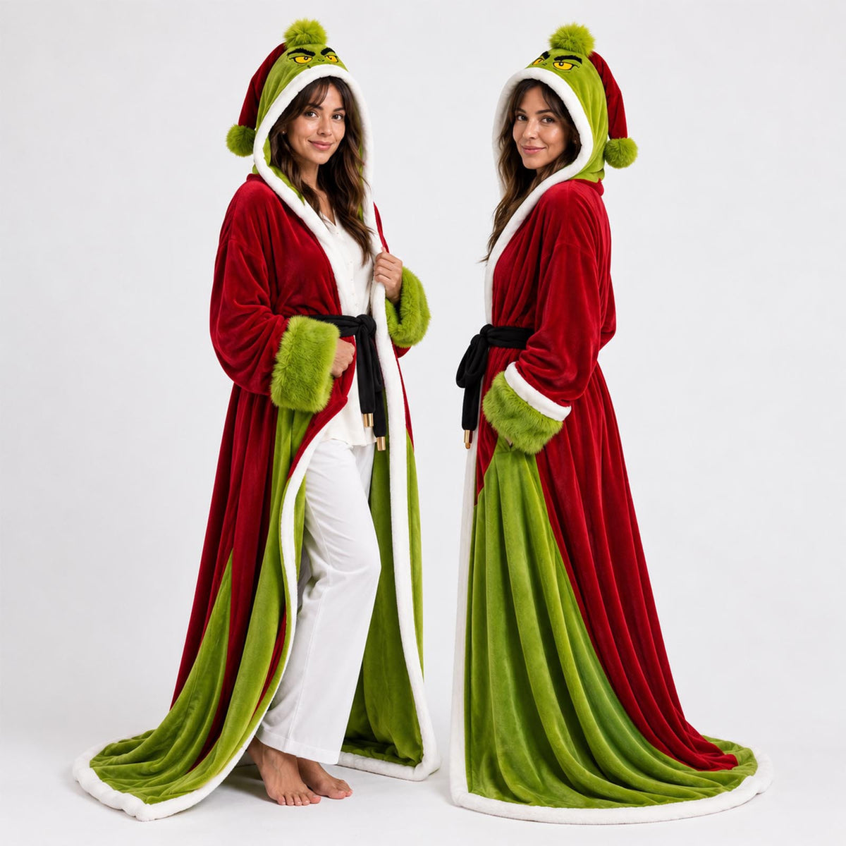 🎄🎄❄️❄️Heated Christmas Hooded Blanket Robe
