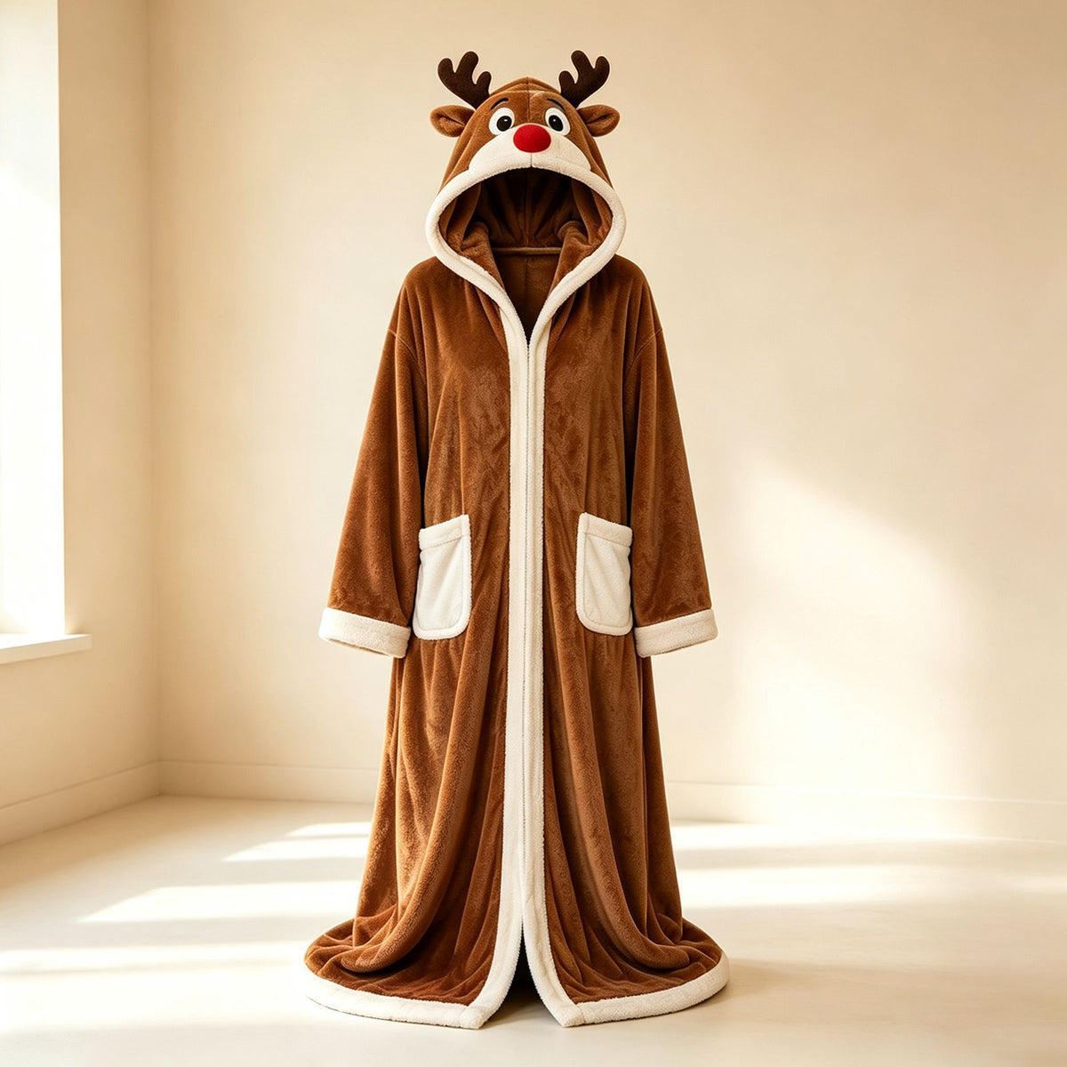 🎄🎄❄️❄️Heated Christmas Hooded Blanket Robe