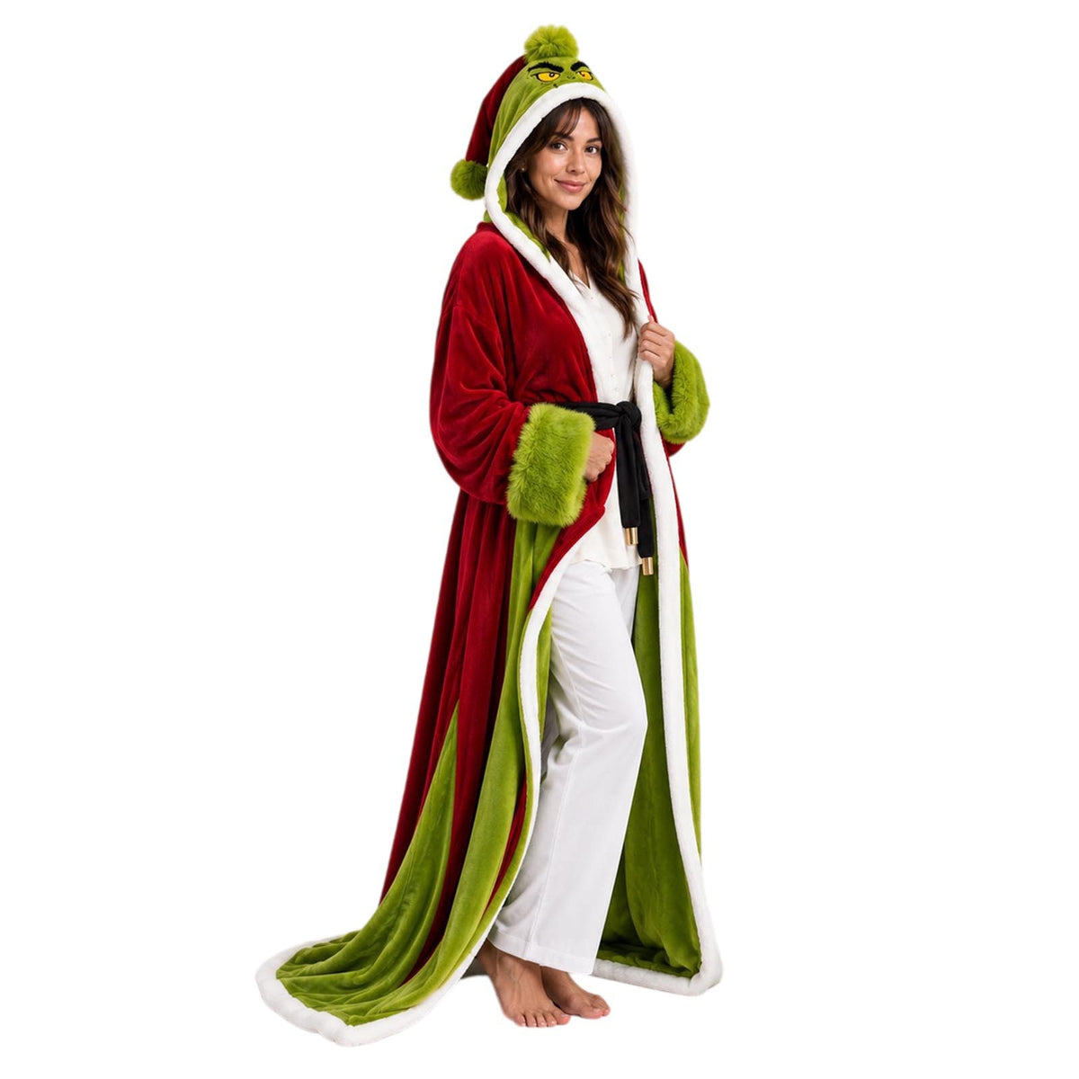 🎄🎄❄️❄️Heated Christmas Hooded Blanket Robe
