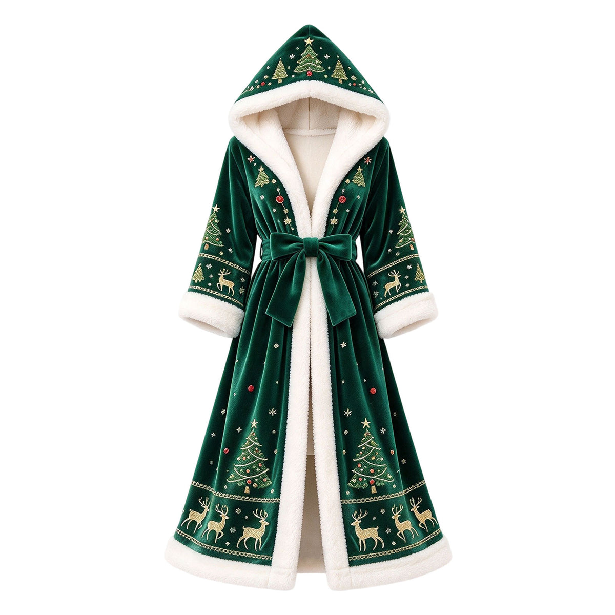 🎄🎄❄️❄️Heated Christmas Hooded Blanket Robe