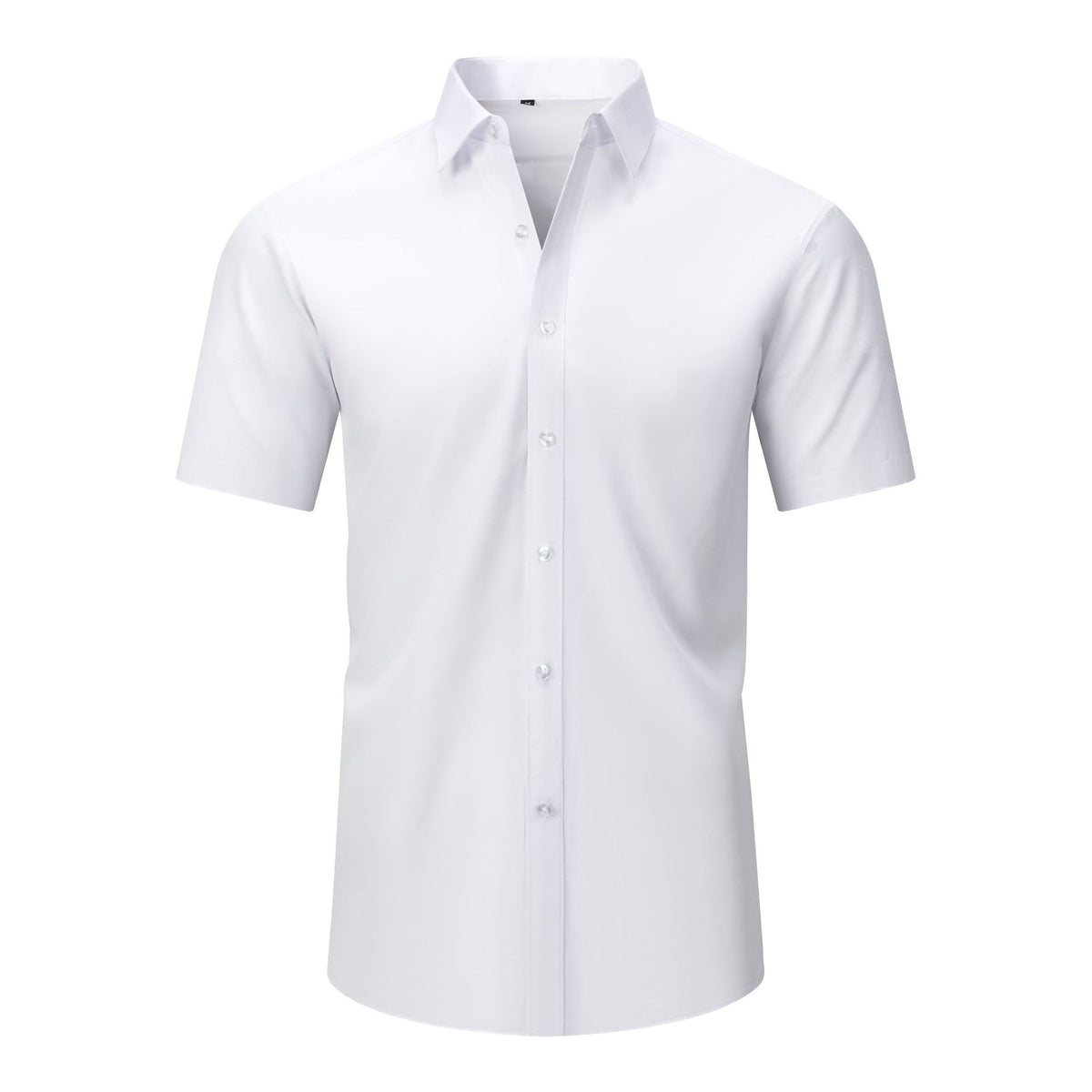 Men's Slim Fit High Stretch Long‑Sleeve Dress Shirt