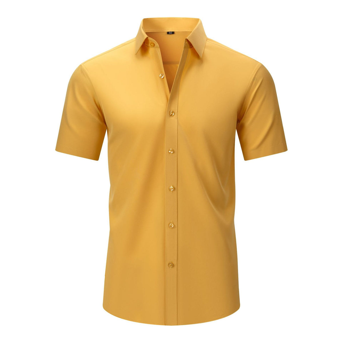 Men's Slim Fit High Stretch Long‑Sleeve Dress Shirt