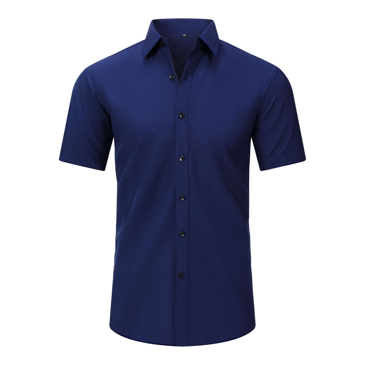 Men's Slim Fit High Stretch Long‑Sleeve Dress Shirt