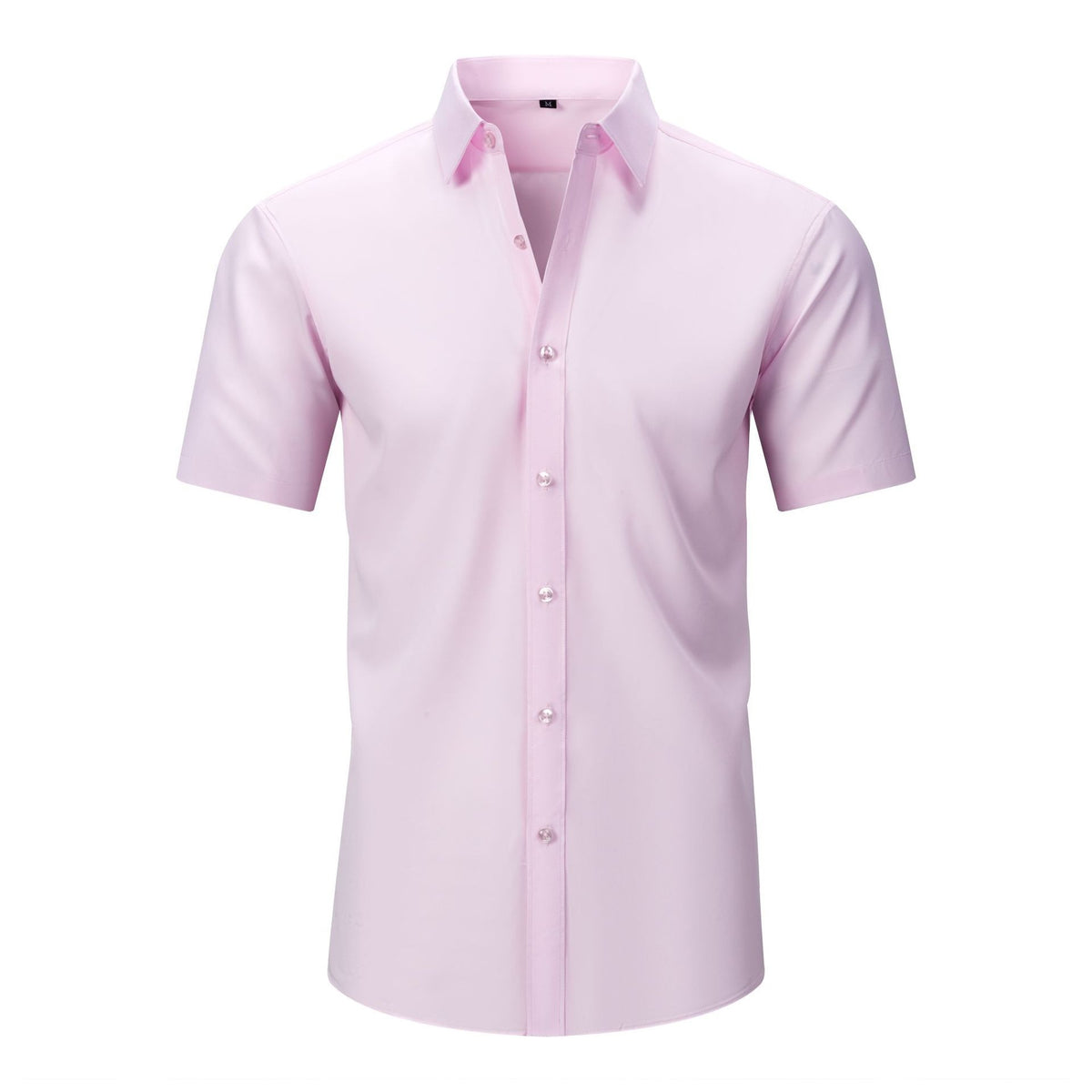 Men's Slim Fit High Stretch Long‑Sleeve Dress Shirt