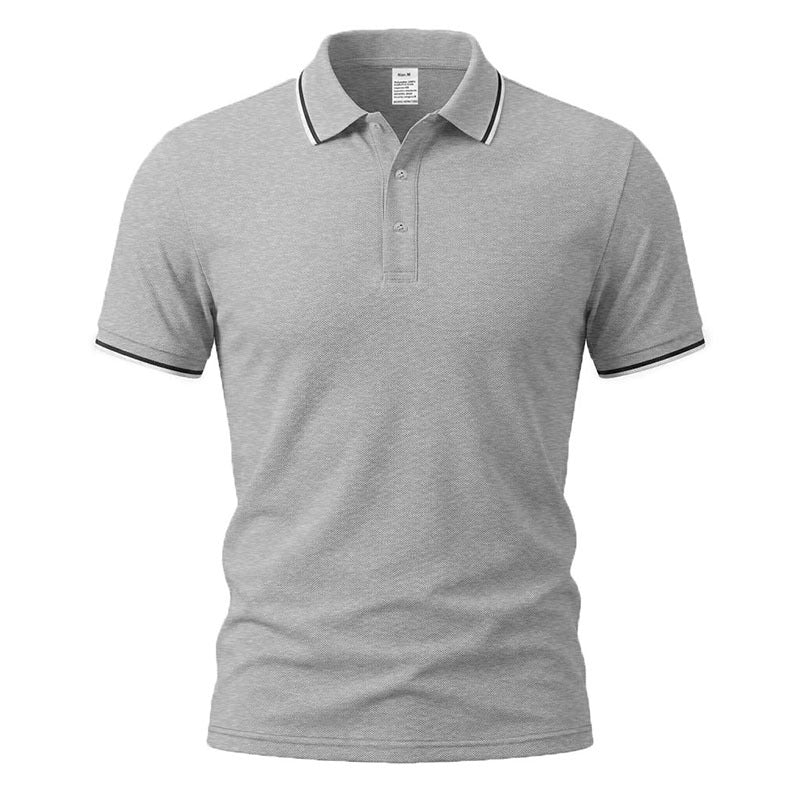Men's Luxury Short-Sleeve Casual Polo