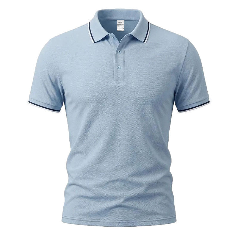 Men's Luxury Short-Sleeve Casual Polo