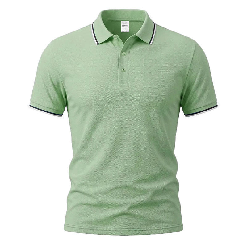 Men's Luxury Short-Sleeve Casual Polo